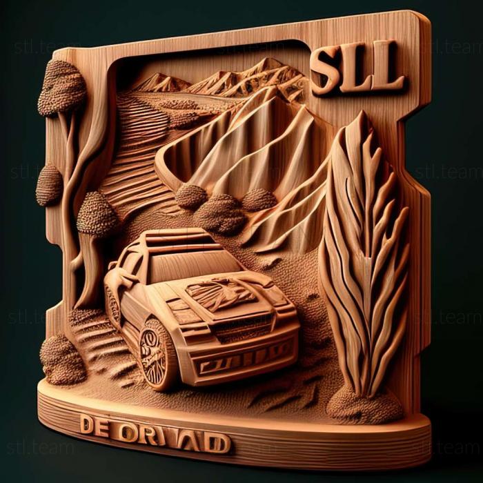3D model SEGA Rally 3 game (STL)